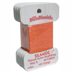 Нитки SILAMID A, оранжевый (0109), 40 ярдов