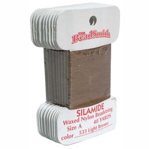 Нитки SILAMID A, светло-коричневый (0533), 40 ярдов