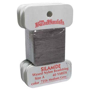 Нитки SILAMID A, серый (7256), 40 ярдов