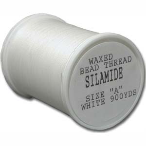 Нитки SILAMID A, белый (001S), 900 ярдов