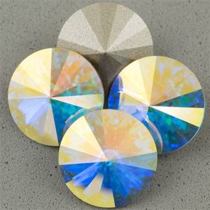 Swarowsky Rivoli Crystal 001AB 18mm