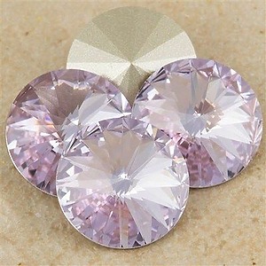 Swarowsky Rivoli Crystal 371 Violet 12mm