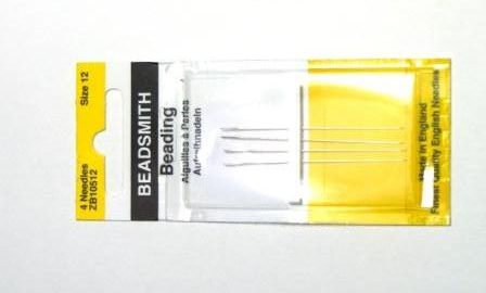 Набор игл BeadSmith №12. 4 шт.