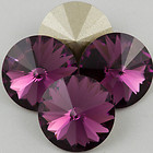 Swarowsky Rivoli Crystal 204 Amethyst 14mm