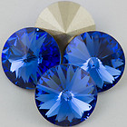 Swarowsky Rivoli Crystal 206 Suphire12mm