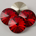 Swarowsky Rivoli Crystal 227 Light Siam 14mm
